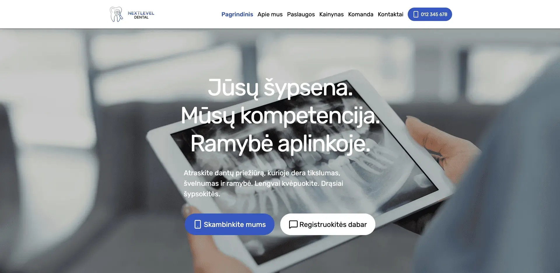 nextleveldental website