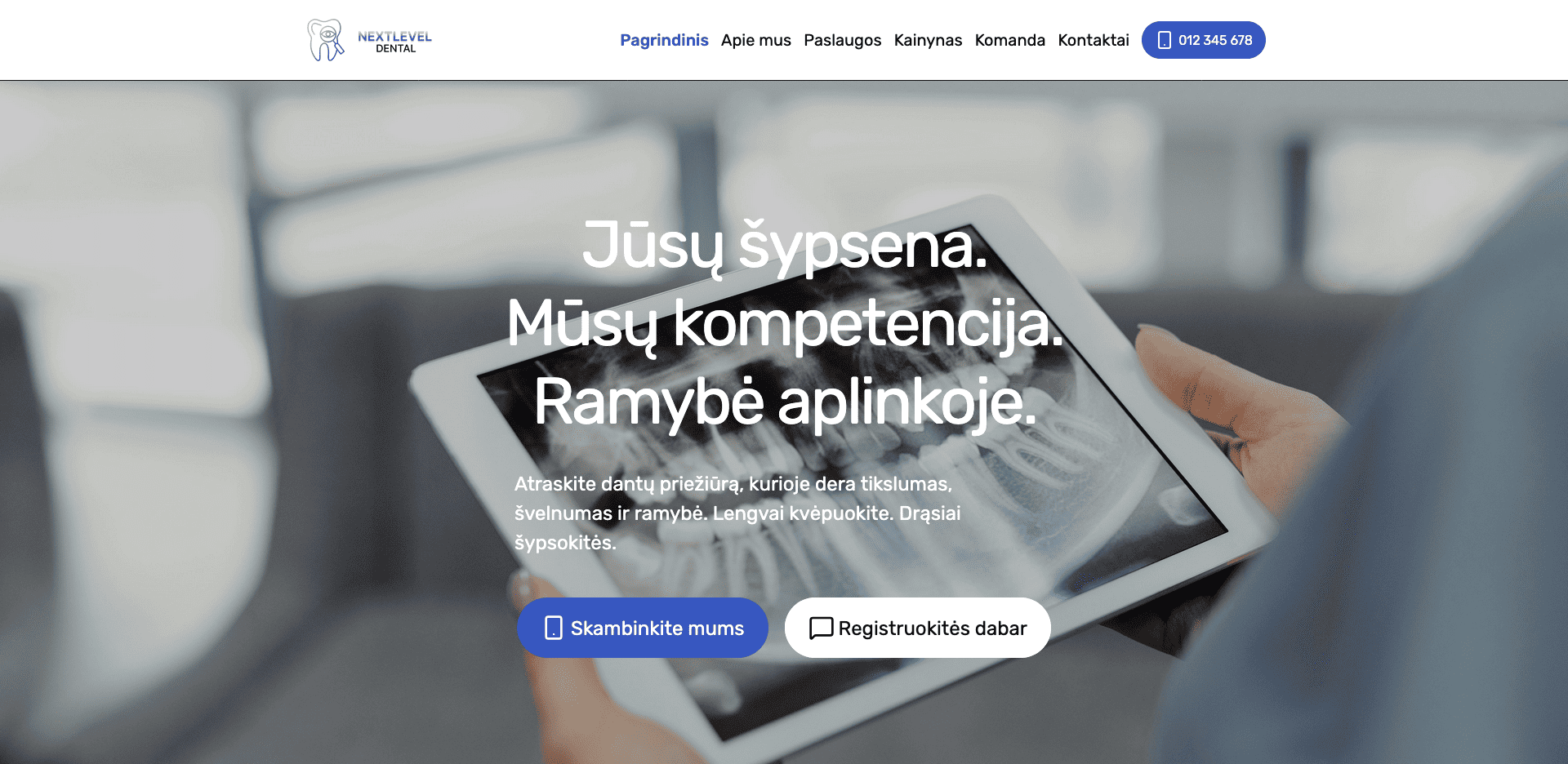 nextleveldental website